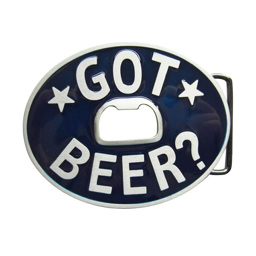 9703 DT Western Vintage Open Beer Bottle Opener Belt Buckle,Bottle Opener